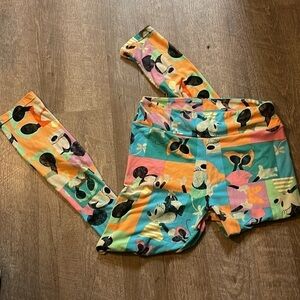 One size LuLaRoe Disney cartoon Minnie Mouse buttery soft legging